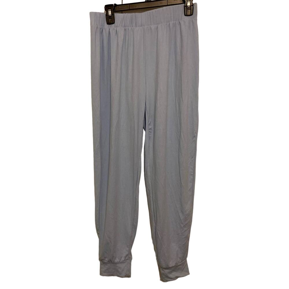 Cozy Rozy California Pull On Jogger Pajama Pants Large Blue NWT Made in USA